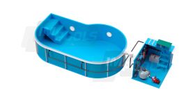 Басейн поліпропіленовий (чаша діагональ) 7