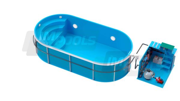 Басейн поліпропіленовий (чаша діагональ) 9